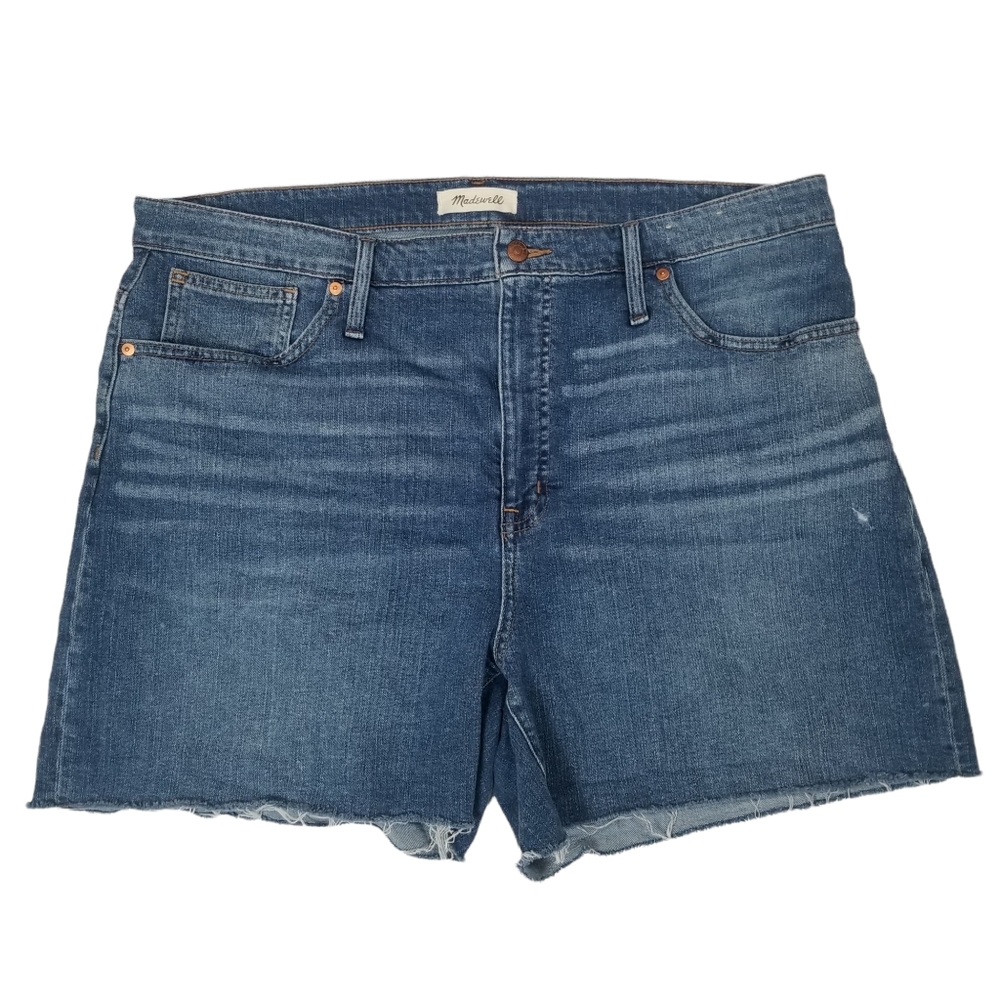 Madewell High Rise Jean Shorts Women's Plus Size 34
